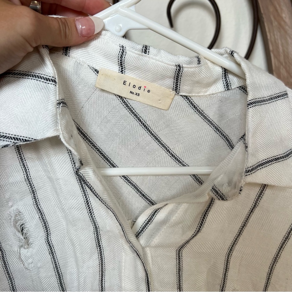 Distressed button up - Picture 5 of 5
